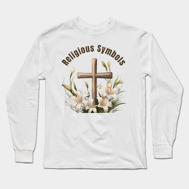 Religious symbols / Beauty & Serenity Long Sleeve T-Shirt by benzshope